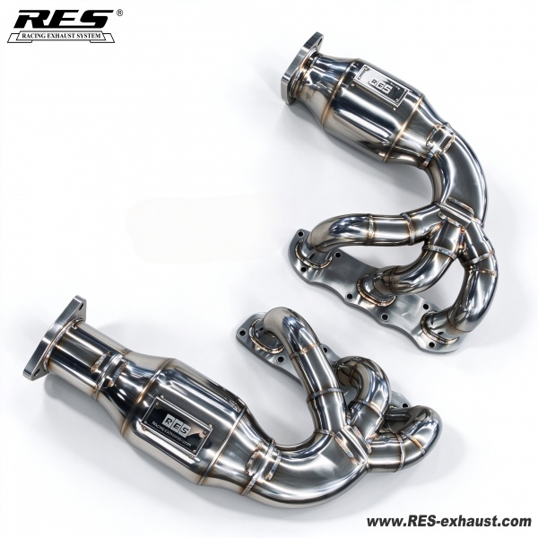 Porsche 991.1 3.4/3.8 All SS304 / Cat Manifold 