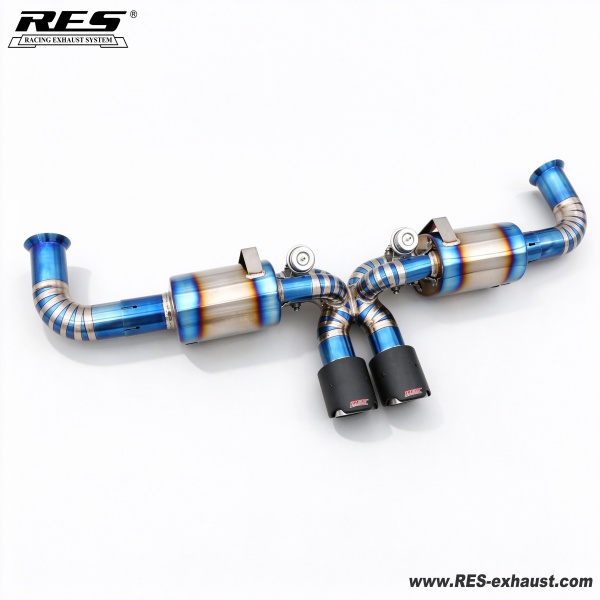 Porsche 991.1/991.2 GT3/GT3 RS Titanium / Valvetronic Rear Section Exhaust System
