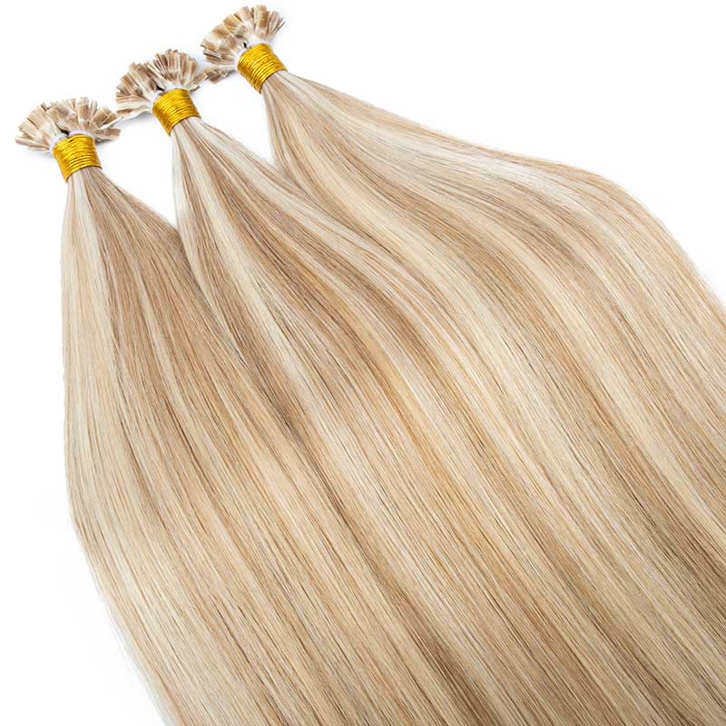 Keratin Flat Tip Hair Extension Natural Human Hair