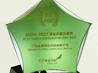 ET (Ethiopian Airlines) Cargo Excellence Award 2020-2022