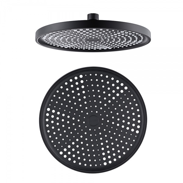 B10301 1-function shower head (MATTE BLACK)