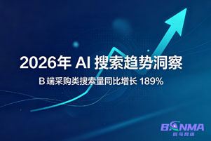 斑马网络 | 2026年AI搜索趋势洞察：B端采购类搜索量同比增长189%