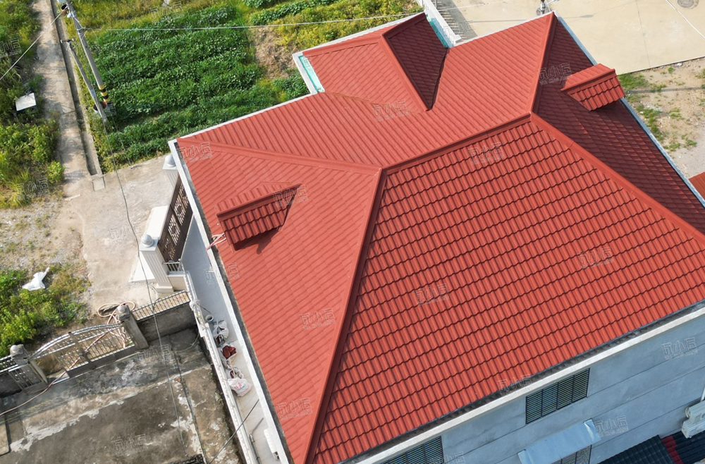 彩石金属瓦：更适合装配式建筑的新型屋面瓦，快装+耐用双重保障！