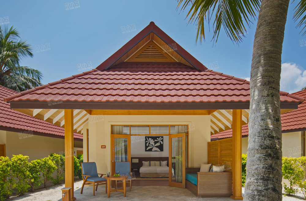 文旅建筑兴起，异形屋面定制化需求推动彩石金属瓦应用拓展！
