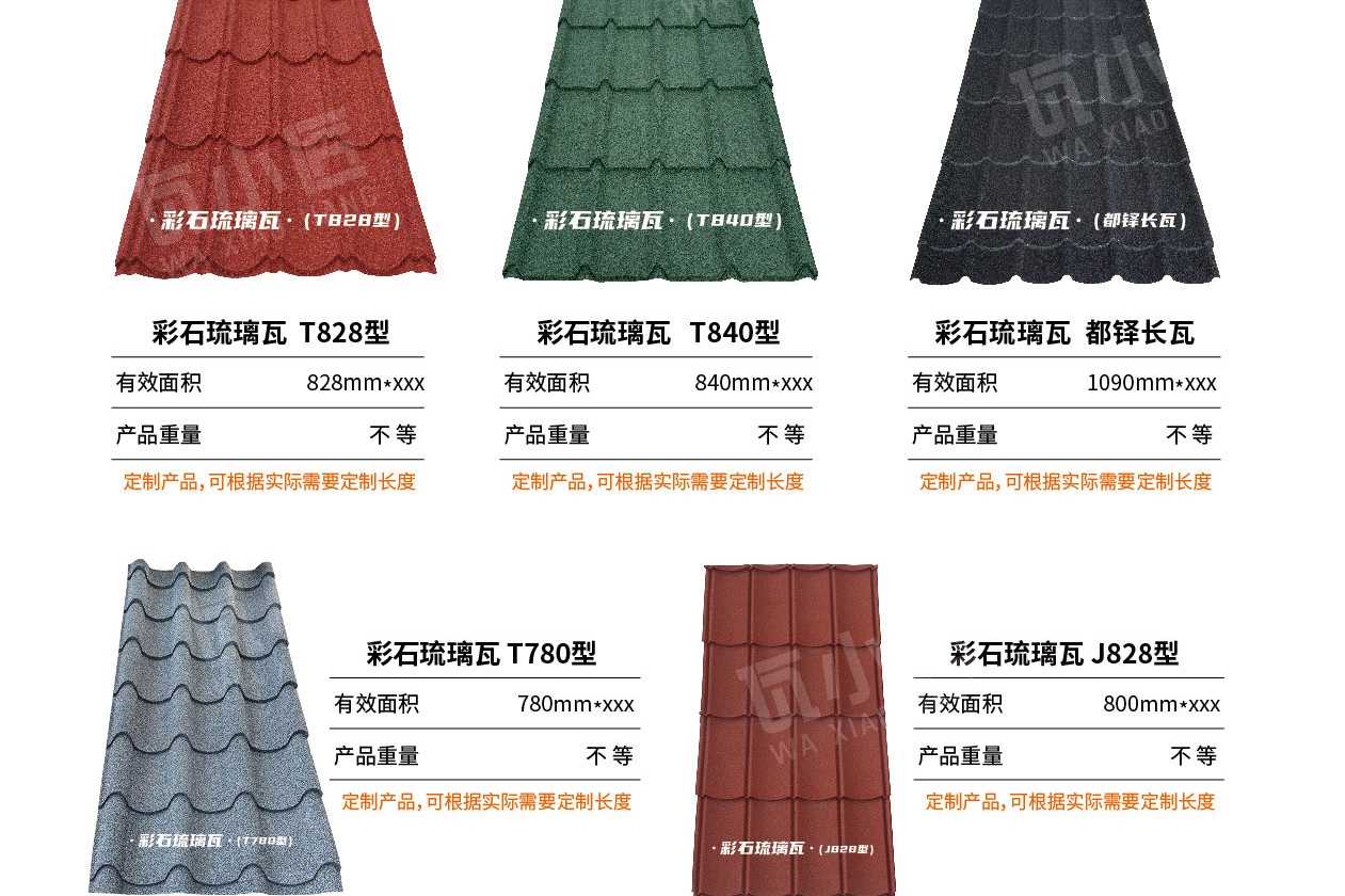 瓦小匠连体彩石金属瓦！打破传统瓦片形态，颜值质感双升级！