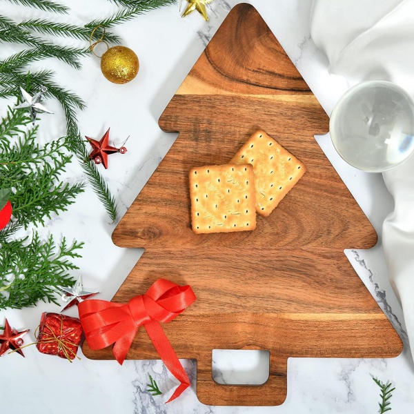 Christmas Tree Wood Cutting Board