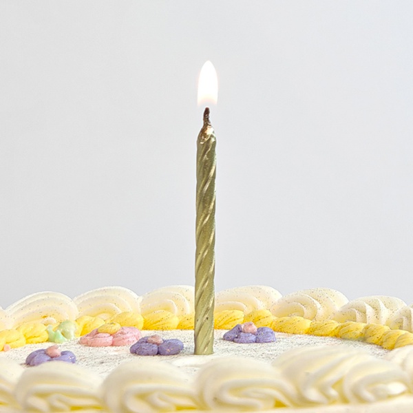 T19 Glod birthday candle（16pcs/card）