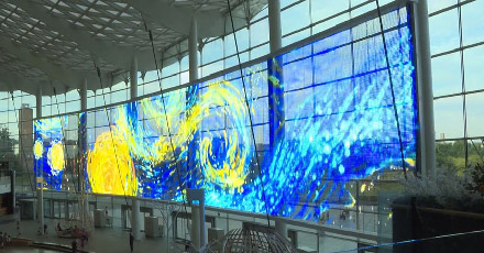 Revolutionizing Outdoor Advertising: Transparent LED Screens