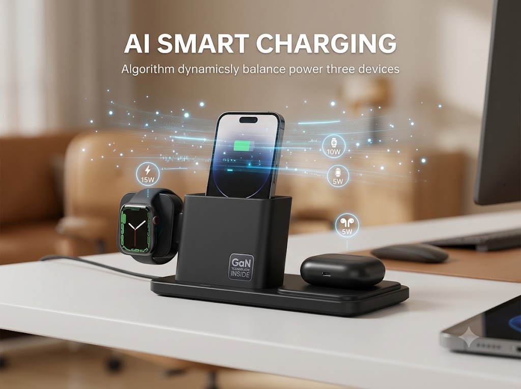 Next-Gen Desktop Charging Docks Embrace GaN Technology and Smart Charging