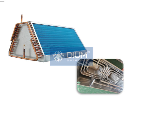 The difference between condenser and evaporator
