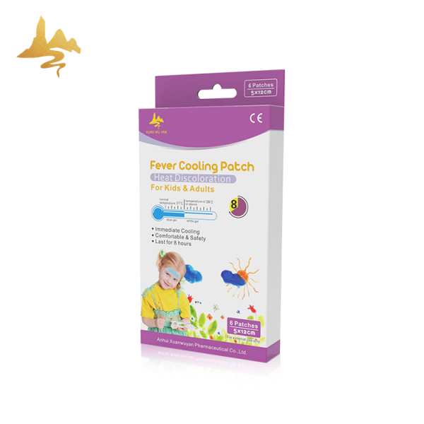 Heat Discoloration Fever Cooling Patch