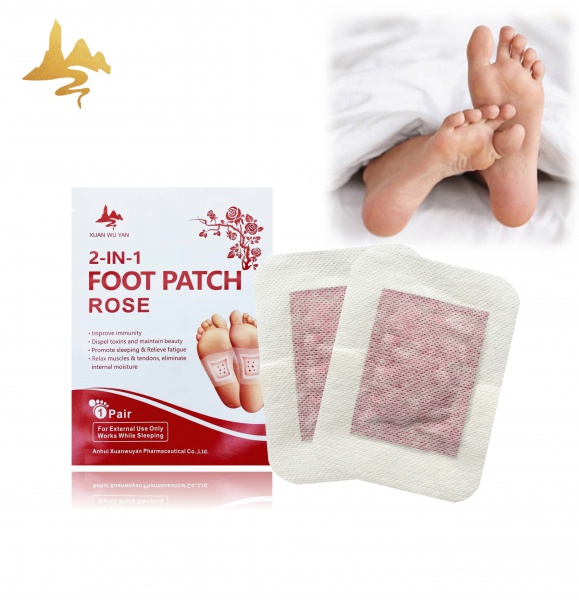 2 in 1 Detox Foot Patch Rose Falvor