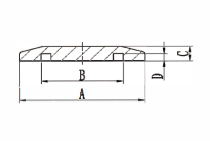 Brida ciega KF