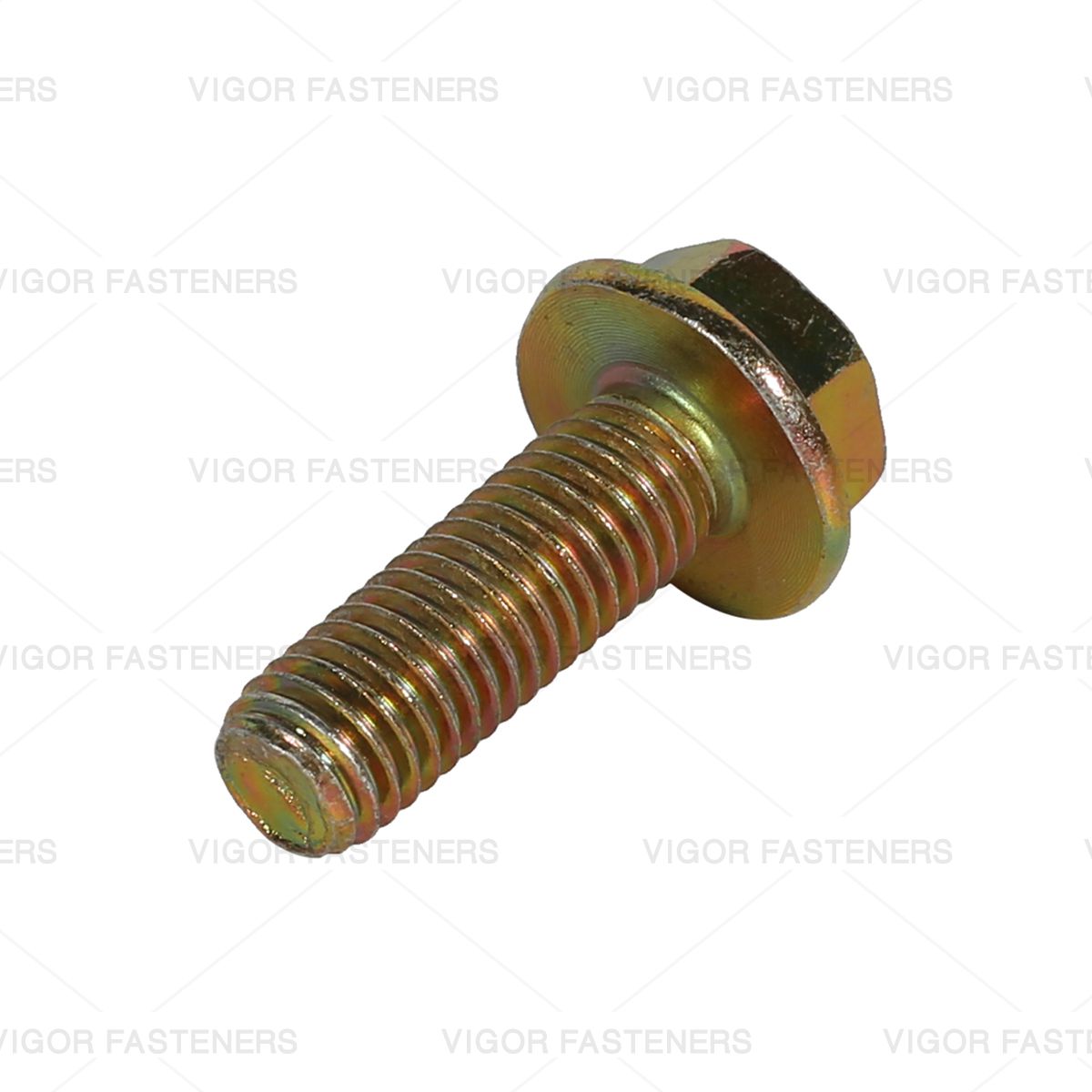 DIN6921 parafuso sextavado de cabeça de flange