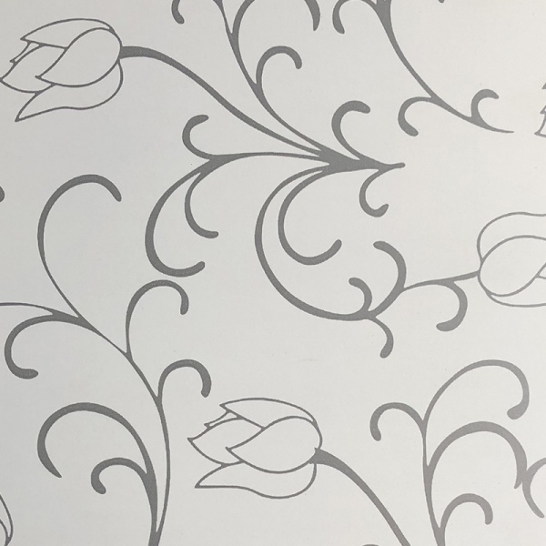 聚酯三塗鬆（sōng）枝花（白底）