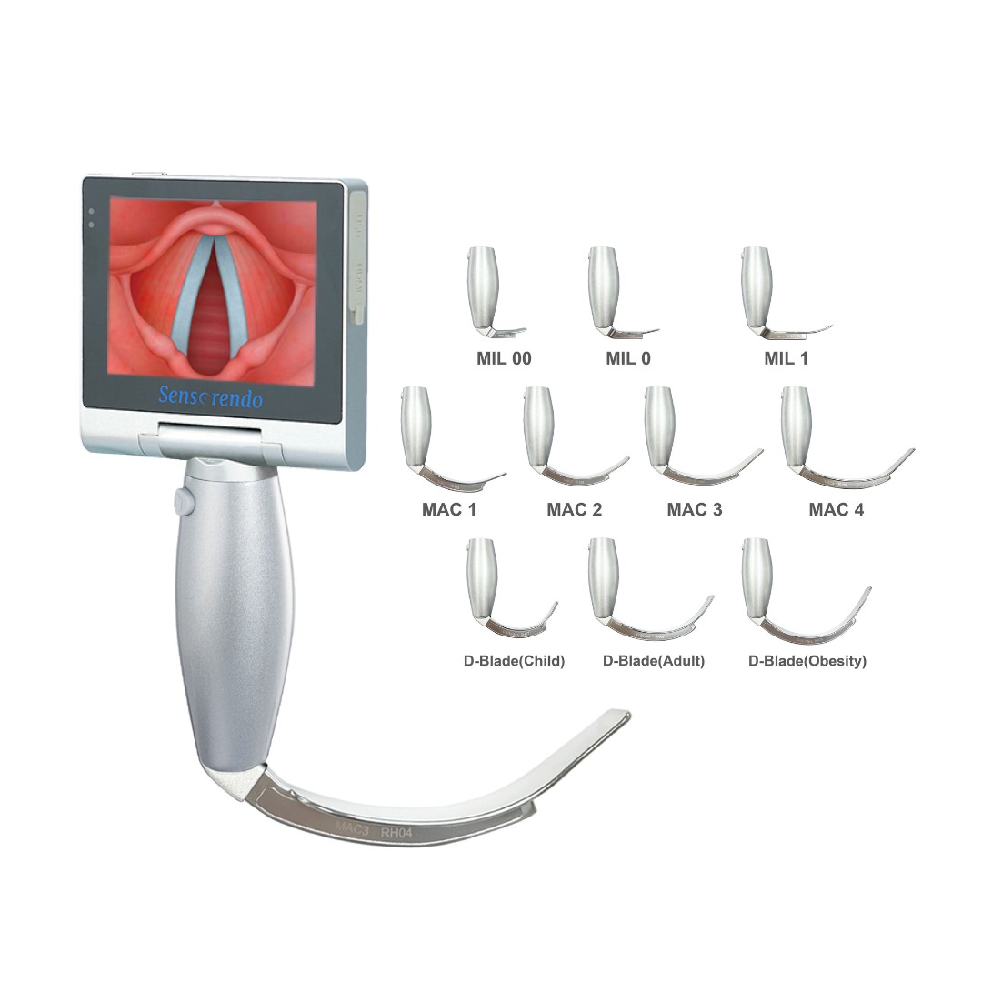 Video Laryngoscope with Reusable Blades S-VL-R