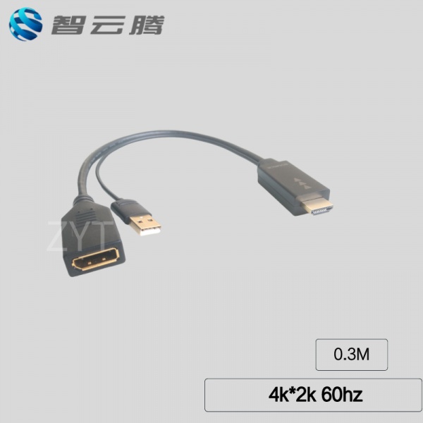 HDMI2.0 IN  MALE TO DP 1.2 4K60HZ