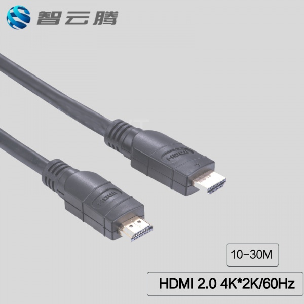 HDMI 2.0 Cable, A/M-A/M, 26AWG, OD:8.0mm, Gold Plated,   ABS   IC在头部