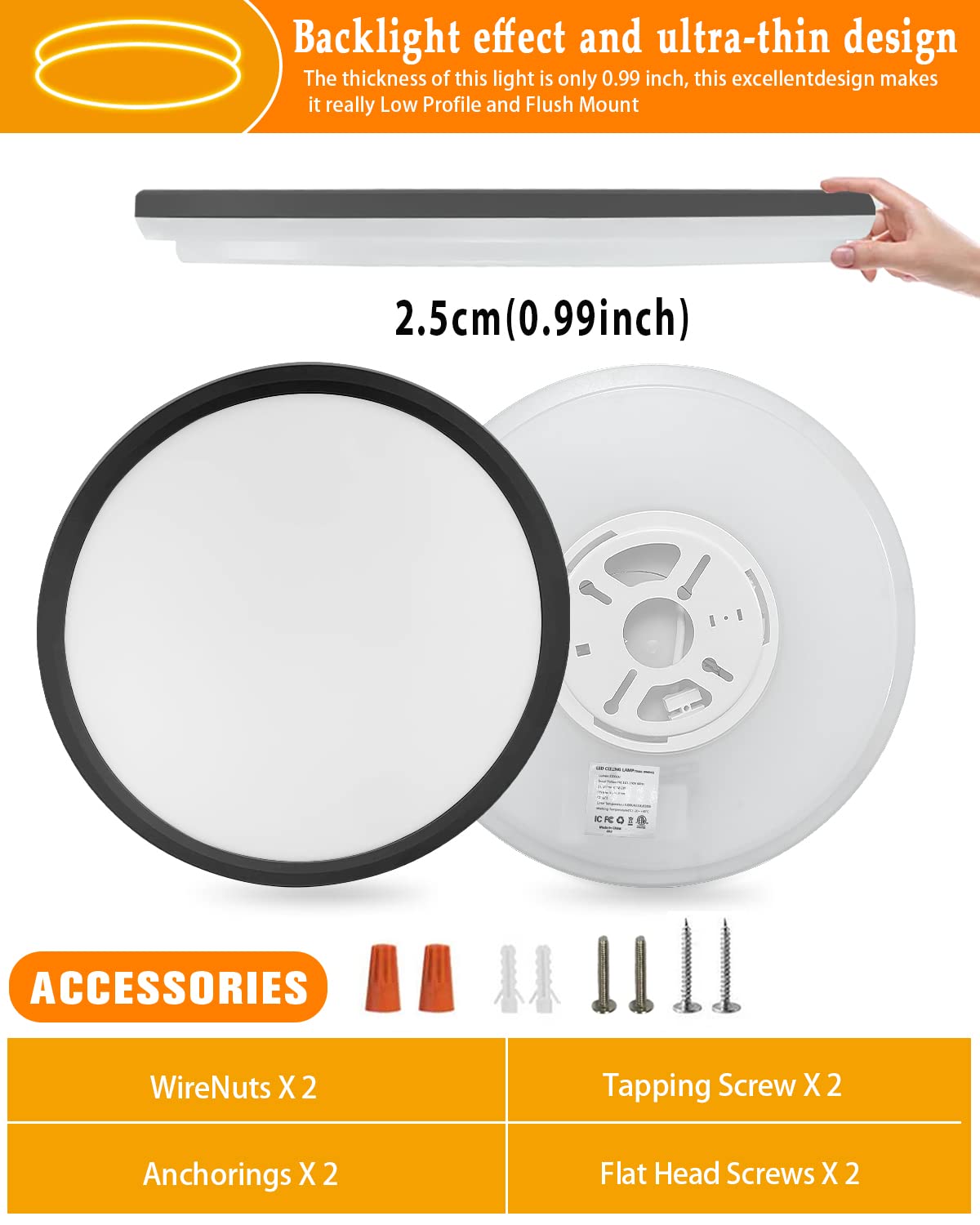 TRAIC Dimmable Ceiling light Fixture