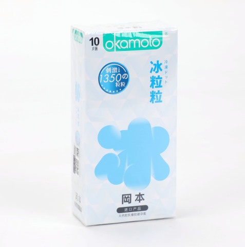 冈本天然胶乳橡胶避孕套（冰粒粒）