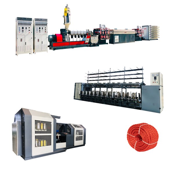 Full Set Plastic Pp Pe Nylon Rope Production Line CNRM