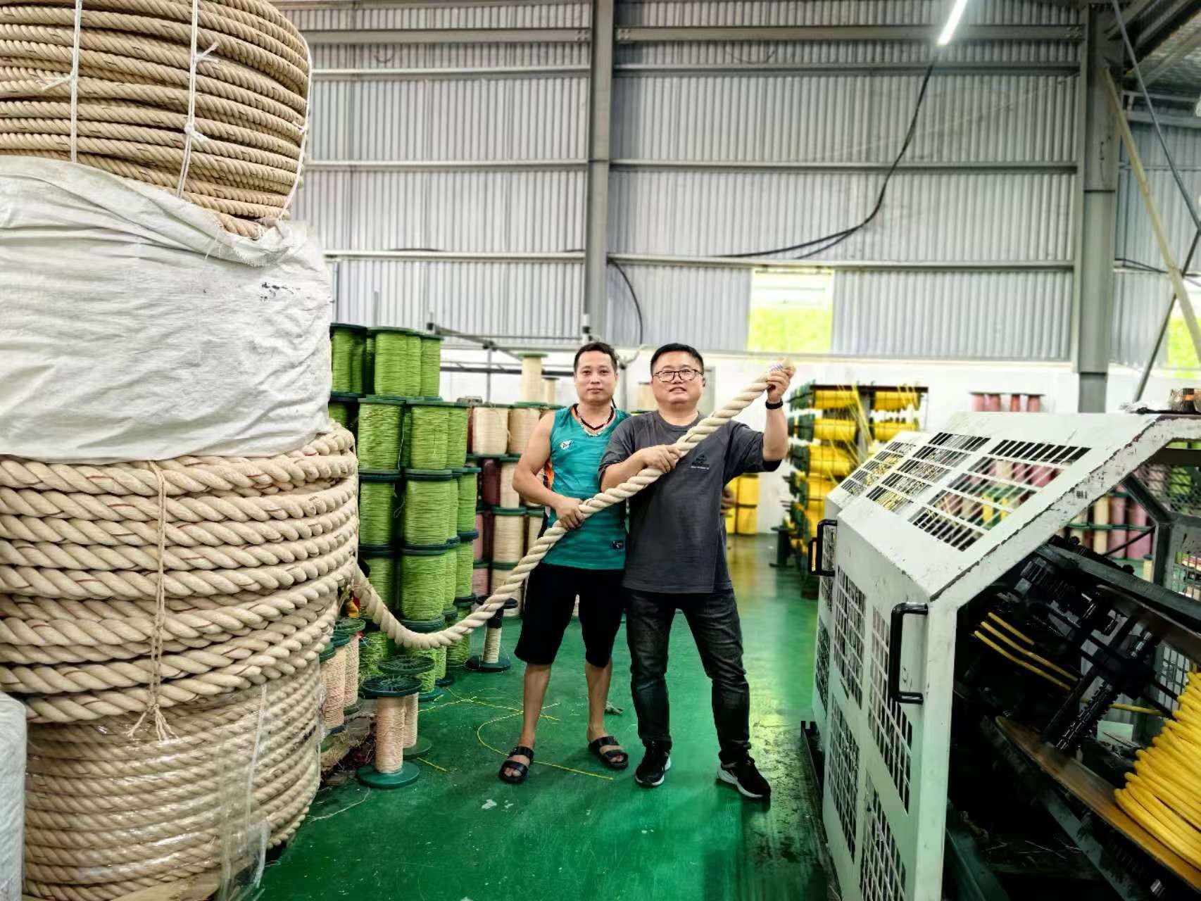 3-80MM PP PE NYLON Polysteel Danline Big Rope Making Machine For Marine Ship Cordage
