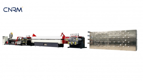 CNRM Semi-Automatic PP Concrete Macro Fiber Extrusion Machine Line