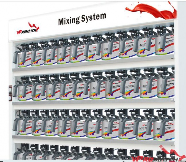 Worldwide originally developed “separated small motor” patented technologyPaint mixing machine