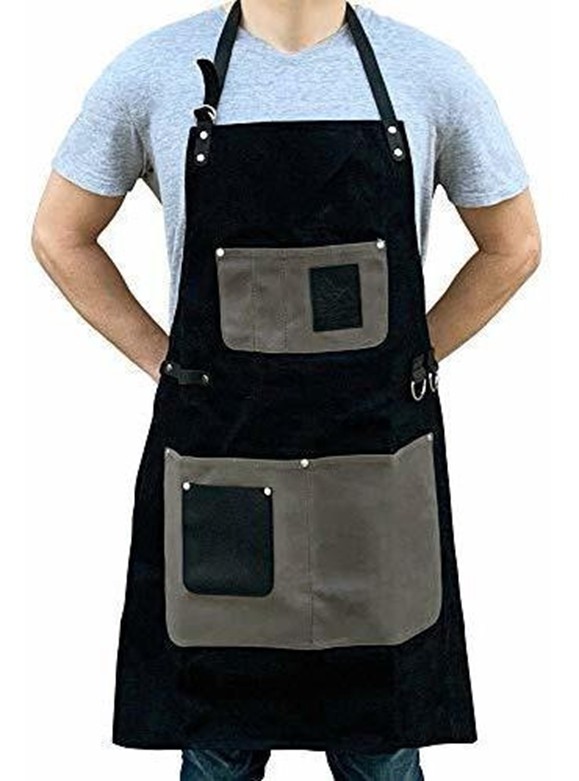 Canvas apron custom printing for car spray paint  home kitchen coffee mil k tea hair salon  work apron custom small batch logo