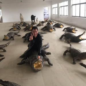 人工鳄鱼生态养殖