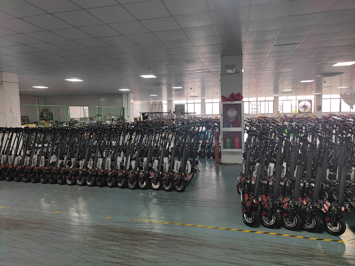 Electric scooter production