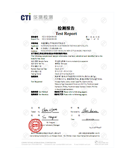 Bolt-style ROHS Report
