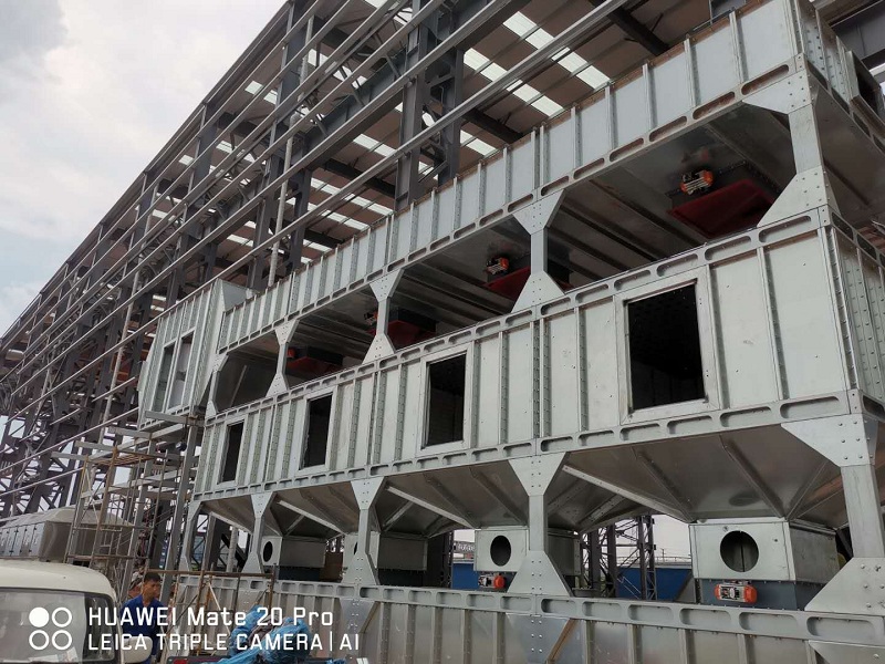 金堂怡天钢结构有限公司催化燃烧项目安装中