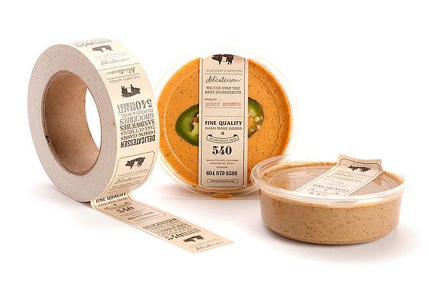 Adhesive printing