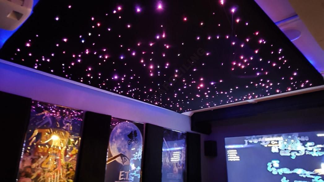 Fiber-Optic Star-Ceiling-for-Home-Cinema