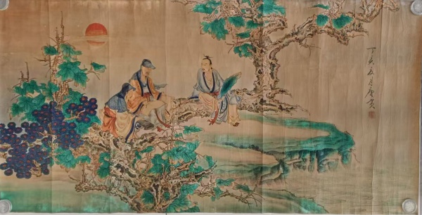 唐寅画作