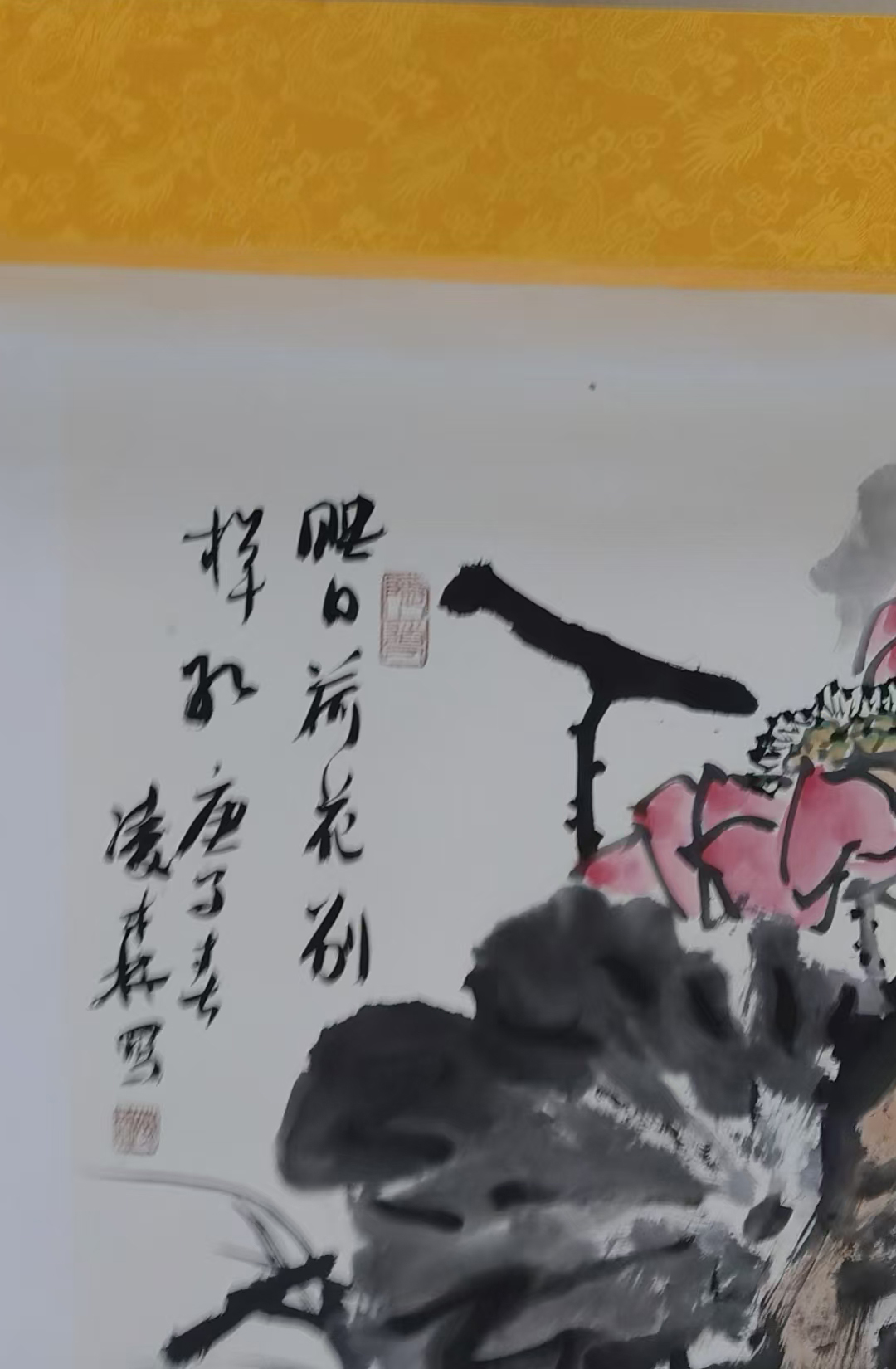 映日荷花别样红