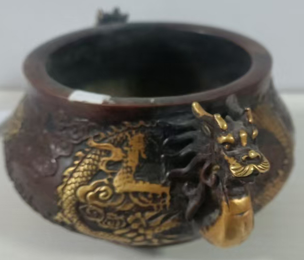 龙穿牡丹_宣德炉