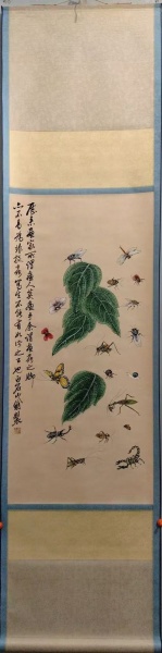 贝叶草虫图