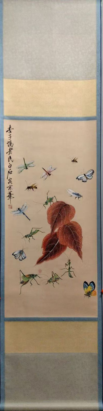 贝叶草虫图