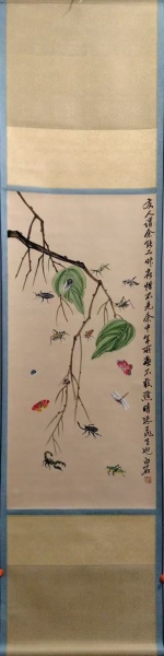 贝叶草虫图