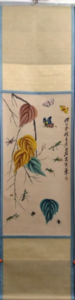 贝叶草虫图