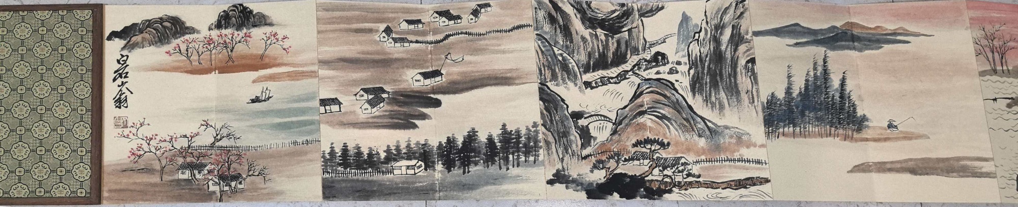 山水册页