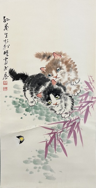  猫戏图