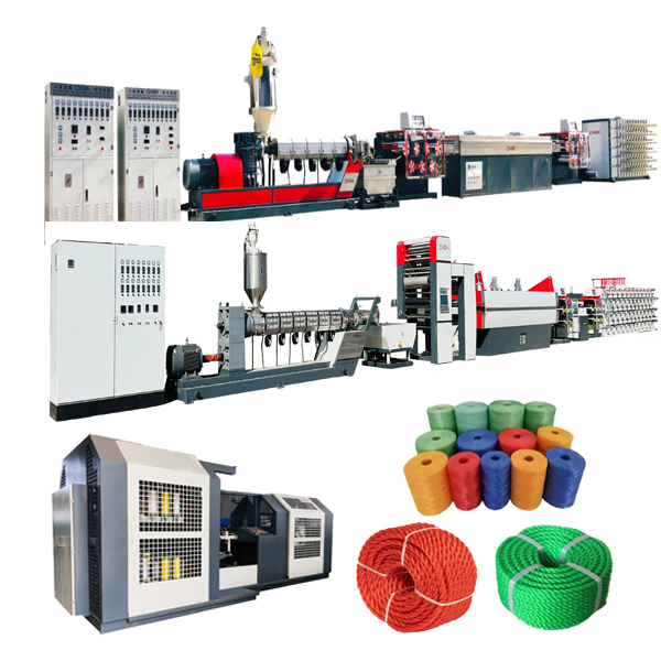 Corde en fibre plastique / machine de fabrication de la ficelle CNRM en Chine