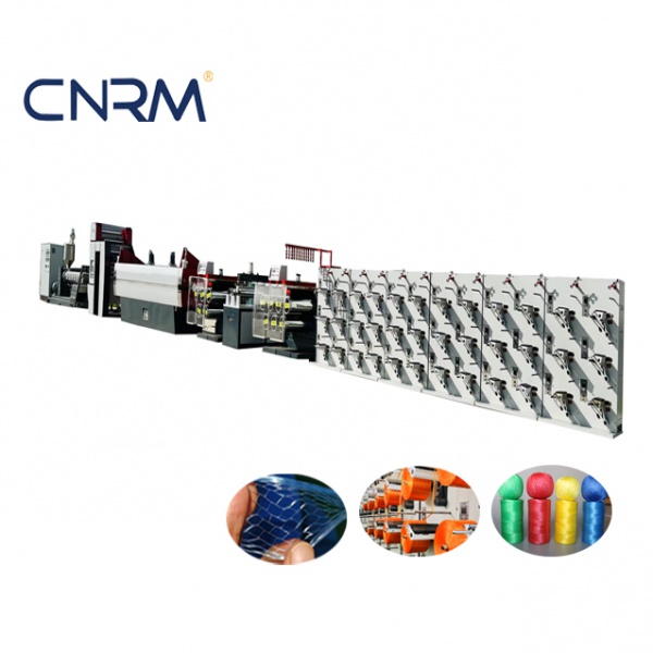 Ligne d'extrusion de fil PP HDPE pour ruban fibrillé/cordes torsadées/ficelle de presse à balles/fil de remplissage de câble/gazon artificiel/tapis.