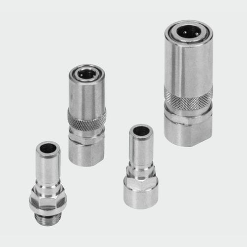 METAL WORK麦特沃克快速接头,直线型,气动,镀镍黄铜