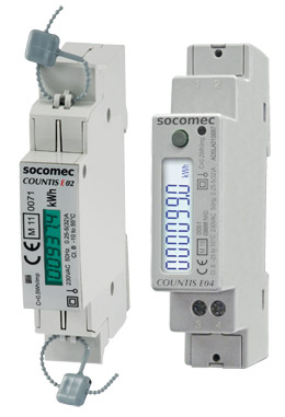 SOCOMEC COUNTIS E0x 单相有功电度表——直连32/40 A