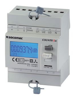 SOCOMEC COUNTIS E4x三相有功电度表——通过电流互感器达6000A
