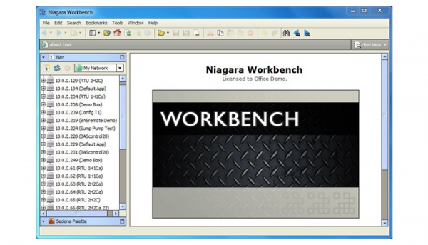 Contemporary Controls控制器Niagara Workbench AX 作为Sedona工具